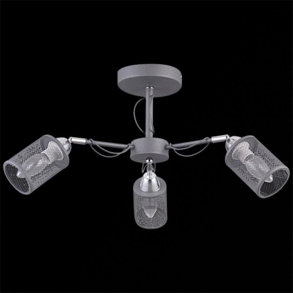 Потолочная люстра Illumico IL8904-3CSQ-79 SSL CR в стиле модерн, цвет хром