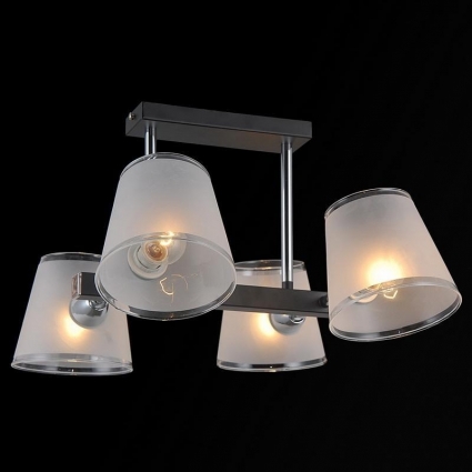 Потолочная люстра Illumico IL9631-4CSQ-79 BK в стиле модерн, цвет черный
