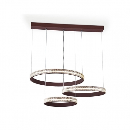 Подвесной светодиодный светильник Ambrella light Original FA6162 в стиле Хай-тек, цвет кофейный