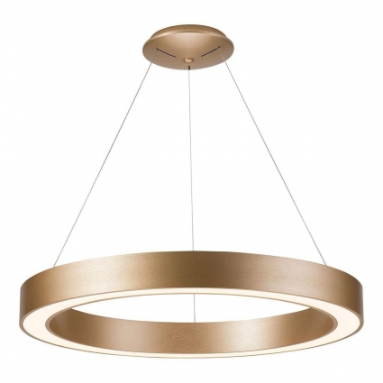 Подвесной светодиодный светильник Milosh Tendence 0688CL-60GD в современном стиле, цвет золотой