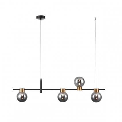 Подвесной светильник Vele Luce Ideale VL5872P24 в стиле модерн, цвет черный