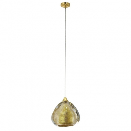 Подвесной светодиодный светильник Crystal Lux Verano SP1 Gold цвет золотой, мощность 15 Вт