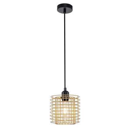 Подвесной светильник Escada Grid 10190/1S Gold в стиле модерн, цвет черный