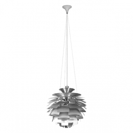 Подвесной светильник Loft IT Artichoke 10156/600 Silver в стиле арт-деко, цвет серебро