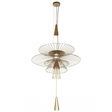 Подвесной светильник Loft IT Star 10141/600 в восточном стиле, цвет золотой