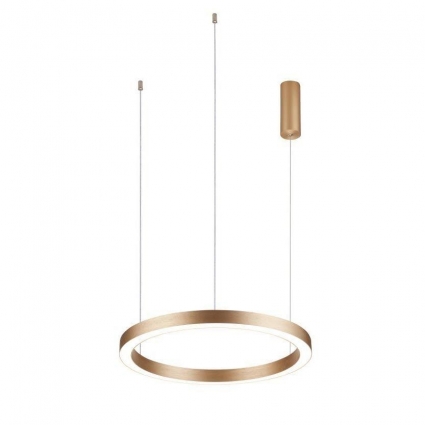 Подвесной светодиодный светильник Milosh Tendence 0685CLA-48G в современном стиле, цвет золотой