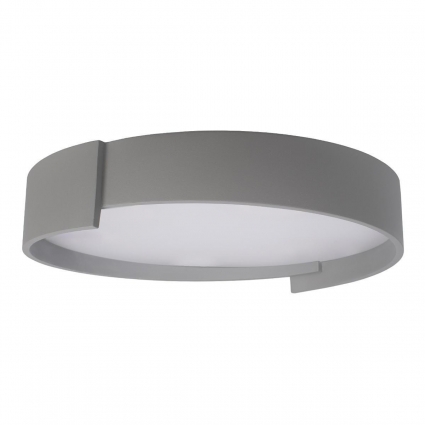Потолочный светодиодный светильник Loft IT Coin 10200 Grey в современном стиле, цвет серый