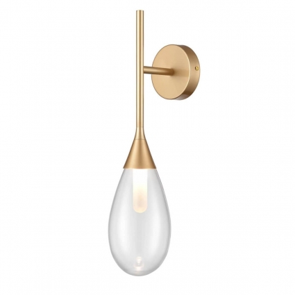 Бра Vele Luce Grazioso VL5864W01 в стиле модерн, цвет золотой, мощность 28 Вт