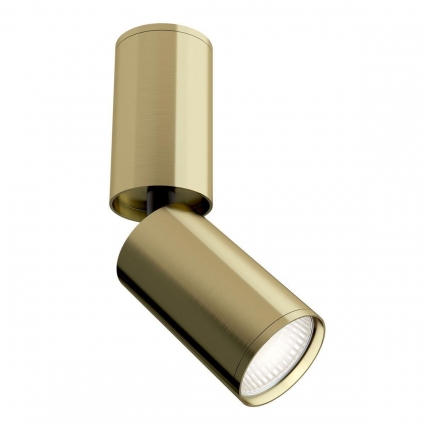 Спот Maytoni Technica Focus S C051CL-01BS в современном стиле, цвет латунь