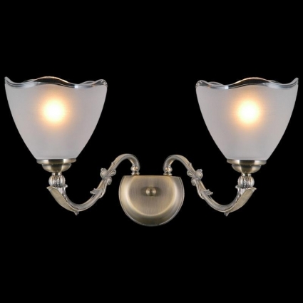 Бра Illumico IL0044-2WSQ-29A AB в классическом стиле, цвет античная бронза, мощность 80 Вт