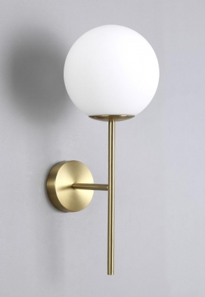 Бра Crystal Lux FELIZ AP1 BRONZE/WHITE в стиле модерн, цвет бронза, мощность 40 Вт
