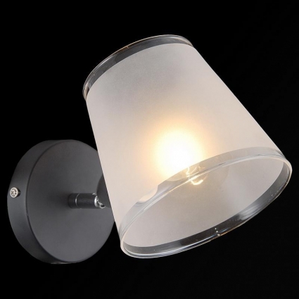 Бра Illumico IL9631-1WSQ-79 BK в стиле модерн, цвет черный, мощность 40 Вт