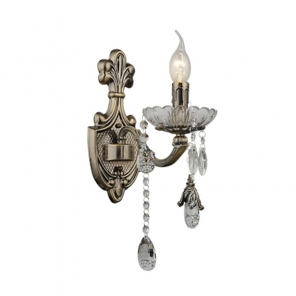 Бра Seven Fires Sondra WD3541/1W-AB-CL в замковом стиле, цвет античная бронза, мощность 60 Вт