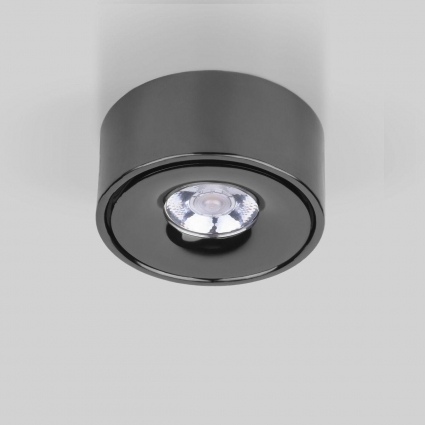 Накладной светодиодный светильник Elektrostandard Glide 25100/Led черный жемчуг a059330 в стиле Хай-тек, цвет черный