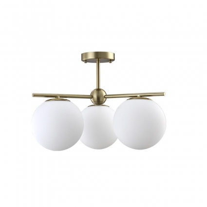 Подвесная люстра Crystal Lux FELIZ SP-PL3 BRONZE/WHITE в стиле модерн, цвет бронза