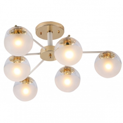 Потолочная люстра Rivoli Umbra 3129-306 Б0054864 в стиле модерн, цвет золотой