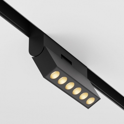 Трековый светодиодный светильник Maytoni Technica Points rot TR033-2-6W3K-B в современном стиле, цвет черный
