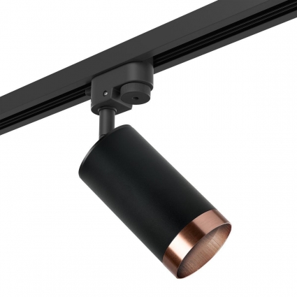 Трековый светильник Lightstar Rullo (214437+592057+203430) R1T437430 в стиле Хай-тек, цвет черный