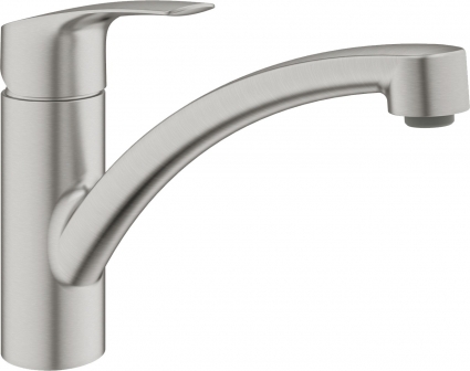 Смеситель для кухни Grohe Via 30465DC0 однорычажный, сталь, высота излива 14.6 см