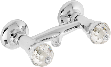 Смеситель для душа Migliore Prestige Crystal 28007 хром двухвентильный