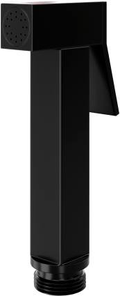 Гигиенический душ Wasserkraft Abens 2000 A212 с фиксатором, цвет черный, штанга 11.7 см
