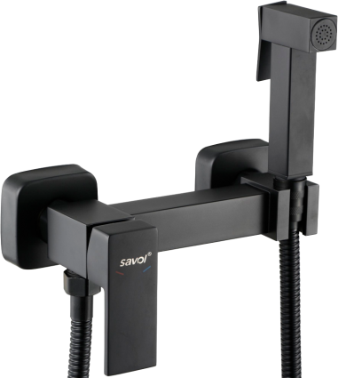 Гигиенический душ Savol S-FXQ005H со смесителем цвет черный, 1 режим