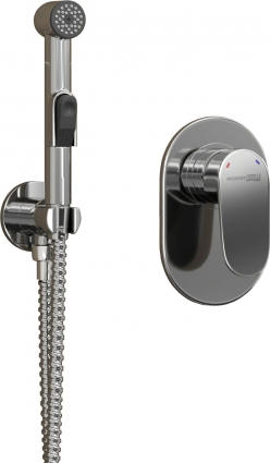 Гигиенический душ Wasserkraft A11056 шланг 100 см хром,  в современном стиле