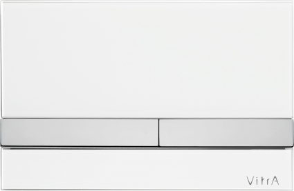 Кнопка смыва VitrA Select 740-1100 белый глянец механическая,  в современном стиле