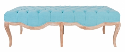 Банкетка Mak-interior Alva teal стиль классический