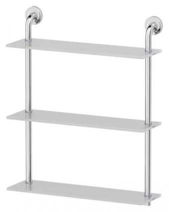 Полка Ellux Elegance ELE 042 3-х ярусная, 50 см, подвесная