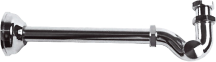 Сифон для раковины Remer 971Z114 с боковой заглушкой, хром