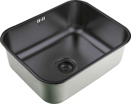 Мойка кухонная Zorg Inox PVD SZR 5343 Grafit матовая, прямоугольная, 53.5x43 см