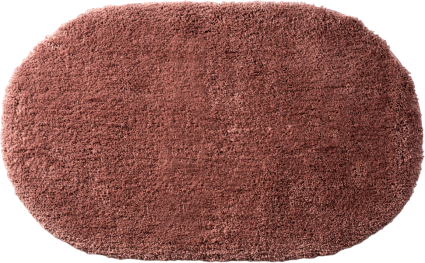 Коврик Wasserkraft Dill BM-3942 carob brown коричневый,  в современном стиле