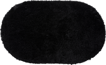 Коврик Wasserkraft Dill BM-3941 caviar черный,  в современном стиле