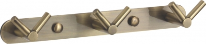 Крючок Savol S-007223C бронза, 25 см в современном стиле