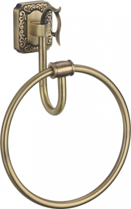 Полотенцедержатель Savol 64 S-006460 бронза подвесной,  в стиле ретро