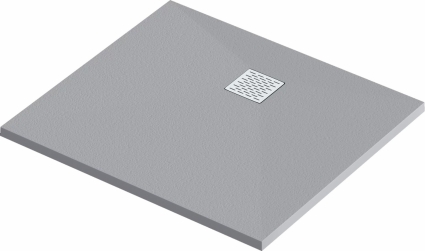 Поддон для душа Good Door Essentia 80x90 графит прямоугольный, низкий