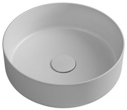 Накладная раковина ISVEA Infinity 10NF65036SV-2L 36х36 белая, матовая, круглая, цвет белый