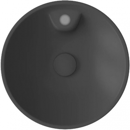 Накладная раковина ISVEA SistemaY 10SY65045SV-2C 45х45 антрацит круглая, цвет черный