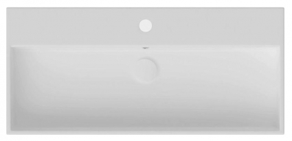 Накладная раковина ISVEA Purita 10PL50090SV 91х42 белая прямоугольная, цвет белый