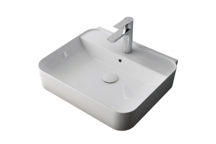 Накладная раковина ISVEA  SistemaU 10PL53050SV 50х51 белая прямоугольная, цвет белый
