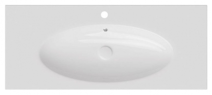 Встраиваемая раковина ISVEA SistemaX 10SX51101SV 101х50.5 белая прямоугольная, цвет белый