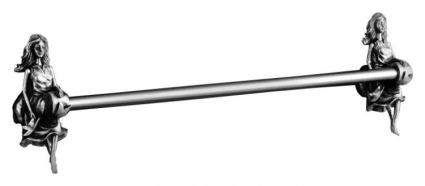 Полотенцедержатель Art&Max Athena AM-0617-T подвесной, серебро