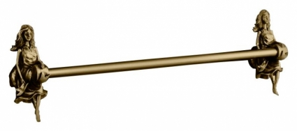 Полотенцедержатель Art&Max Athena AM-0617-B подвесной, бронза