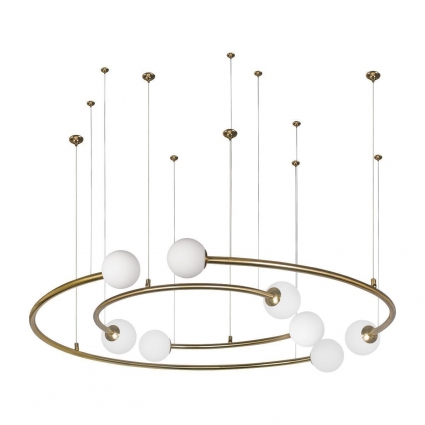 Подвесная люстра Loft IT Infinite 10155/1100 Gold в стиле Хай-тек, цвет белый