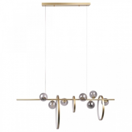 Подвесная люстра Loft IT Molecule 10139/1200L в стиле Хай-тек, цвет дымчатый