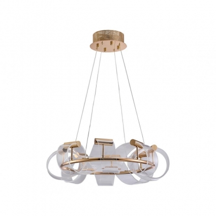 Подвесная светодиодная люстра Kink Light Ранни 08037-50,33, в стиле модерн, цвет золотой