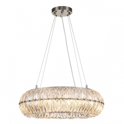 Подвесная люстра Indigo Finezza 12023/8P Nickel V000300 в классическом стиле, цвет никель