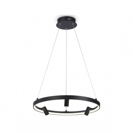 Подвесная светодиодная люстра Ambrella light Comfort Line FL5284 в стиле Хай-тек, цвет черный
