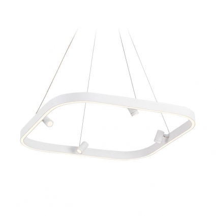 Подвесная светодиодная люстра Ambrella light Comfort Line FL5802 в стиле Хай-тек, цвет белый